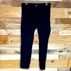 J. Crew size 8 Short Black High-rise Pixie Crop Super Stretchy and Soft Pants